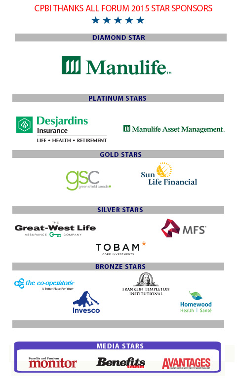 Thank you to FORUM 2015 sponsors